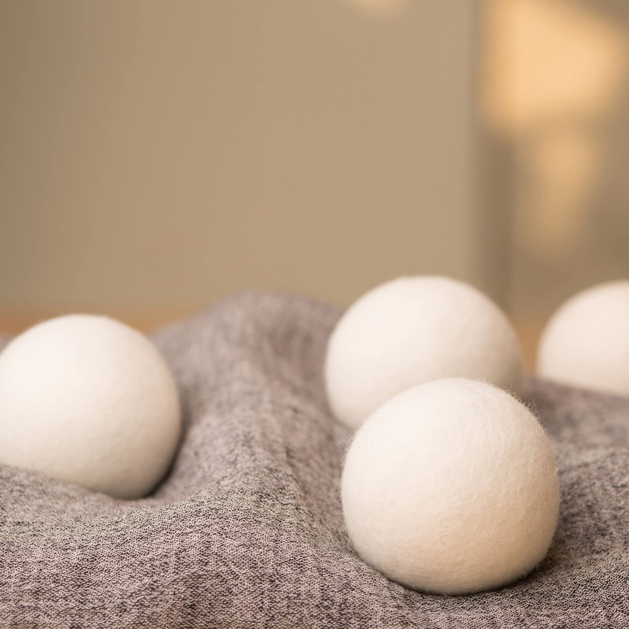 BABL LIFE Wool Dryer Balls-Pack of 6 XL,Premium Reusable New Zealand Natural Fabric Softener,Saves Drying Time, Handmade,Upgraded Version(Made of The Latest Shearing)-3 Inch