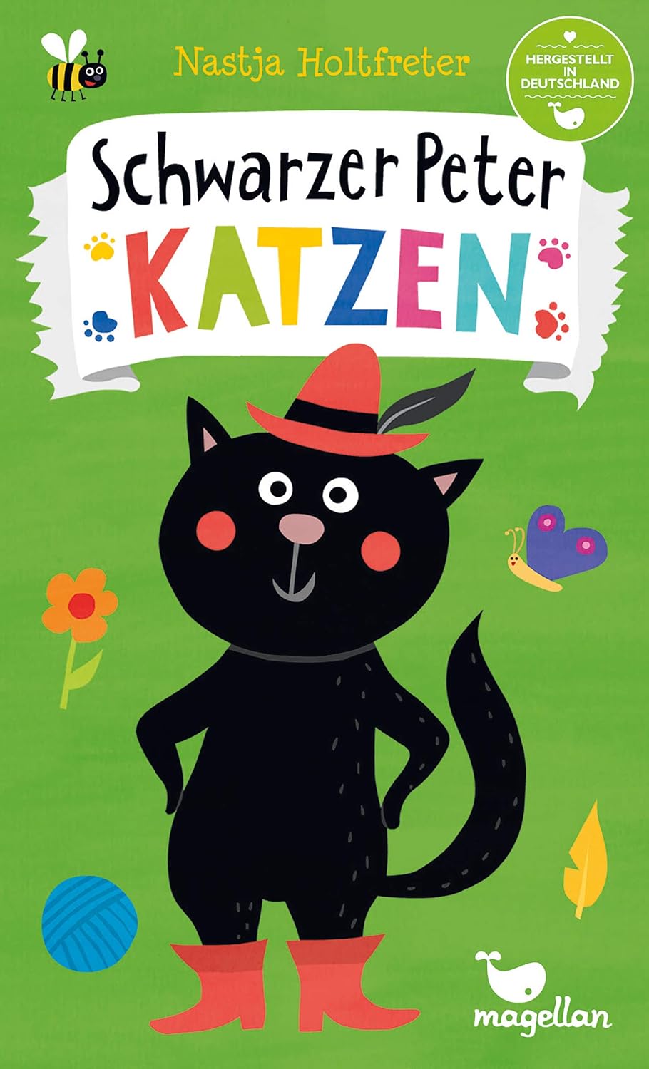 Schwarzer Peter - Katzen, Black, ys/m