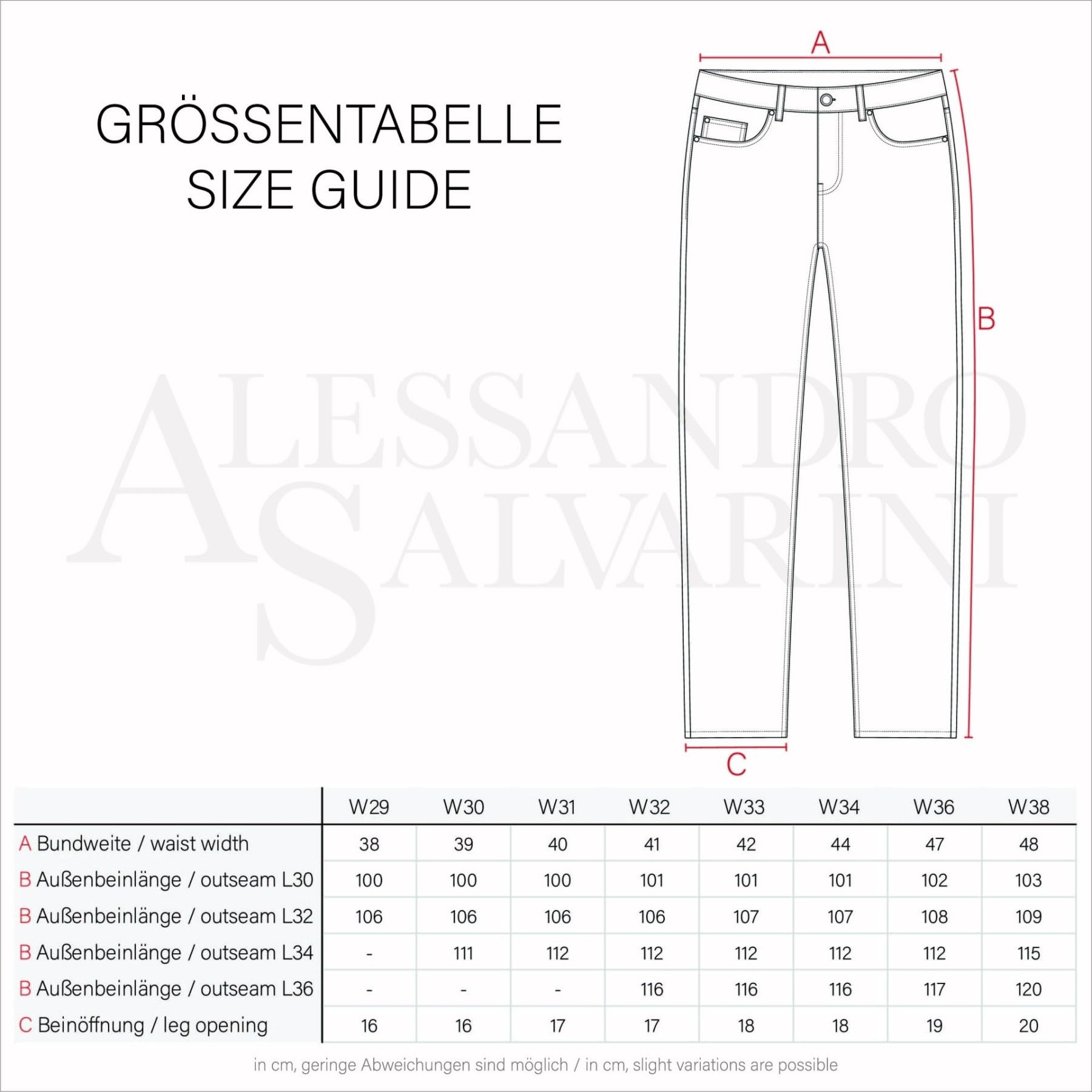 ALESSANDRO SALVARINI Herren Slim Fit Jeans Hose Denim Stretch-Jeans Jeanshose Washed [AS040 - Weiss - W34 L32] 6