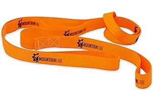 Mountain Lab Ski Pull Strap| Heavy Duty Snowmobile Ski Pull Straps |Lightweight & Packable Snowmobile Recovery Straps with 700 Kg (1543 lbs) Pulling Capacity |Two-Person Snowmobile Recovery Pull Strap