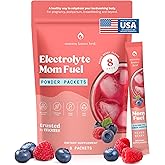 Mommy Knows Best Mom Fuel Electrolyte Drink Mix for Moms, Hydration Support - for Pregnancy, Prenatal, Electrolytes + Trace Minerals, Lactation Drink Mix Supplement (8 Count)