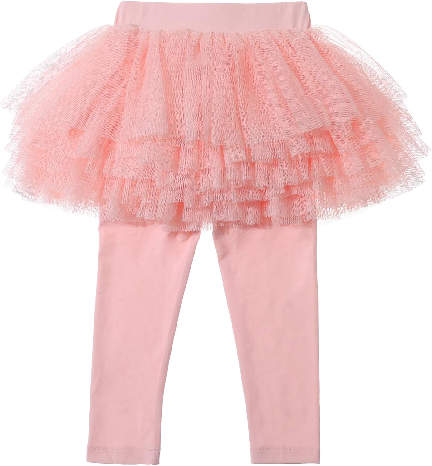 Baby Toddler Girls' Tutu Leggings Tulle Ruffle Skirted Pants 2-6T: Clothing