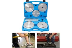 ANGCHUN Truck Hub Seal Installer Kit, 5PCS Bearing Race and Seal Driver Set Truck Hub Seal Puller Heavy Duty Bushing Driver Set for Class 7& Class 8 Trucks Trailers and Some Medium Duty Trucks Seal Driver Set