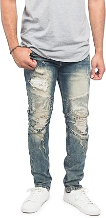 jeans with lines on knees