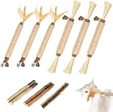 Nepfaivy Cat Toys Silvervine Sticks 12PCS Indoor Dental Chew Toy