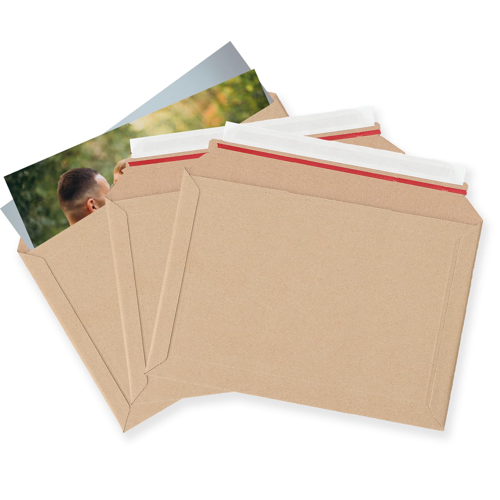 Max Solutions Cardboard Envelopes, Peel and Seal, Strong Board Packaging, Postal Mailing, Shipping, Large Letter Posting, 10 Envelopes, A1 Size (23.5x18cm), Self-Seal Closure, 10 Pack