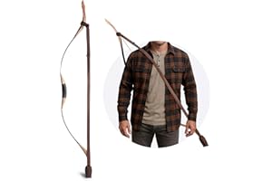 Valhalla Gear Archery Bow Shoulder Strap, Brown Leather, Handmade Sling, Bow Carrier, Hunting & Practice