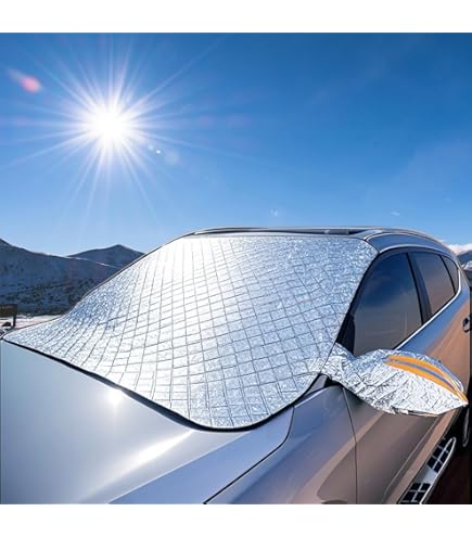 Car Windshield Cover Large Enhanced 600D Oxford Norway - View #3