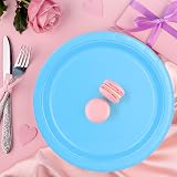 PARTY GO 50 Pcs 9 Inch Blue Paper Plates Disposable Party Supplies view 7