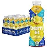 Berri Fit Hydration - Organic Tropical Fruit Flavor Natural Sports Drink - Plant-Based Electrolyte Beverage – Low Calorie, Paleo Coconut Water Solution, 16oz, 12ct…