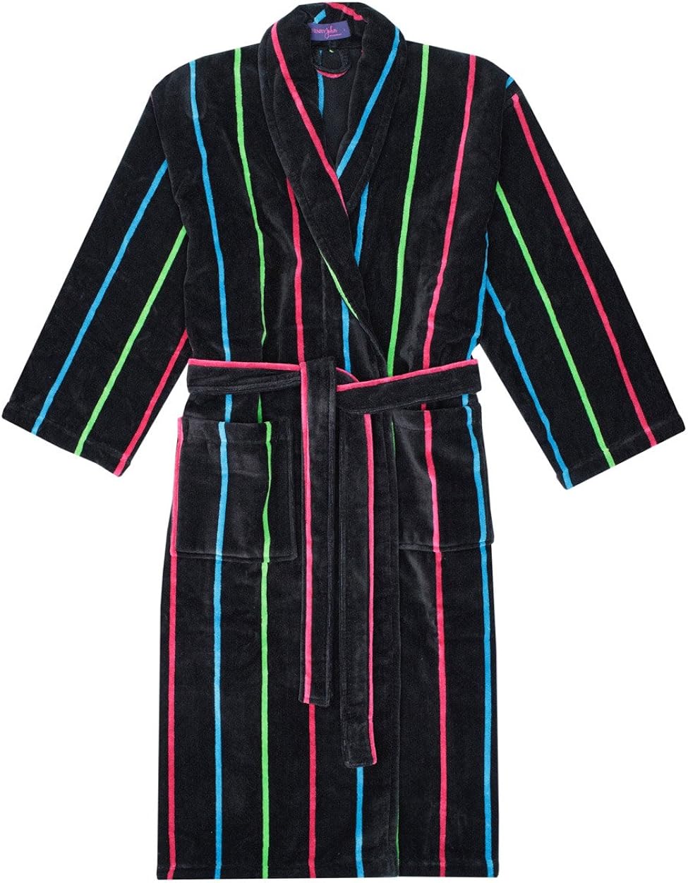 Peignoir En Velours A Rayures Homme Coton 100 M Amazon Fr Vetements Et Accessoires