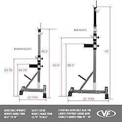 Valor Fitness BD-9 Independent Power Squat Stands