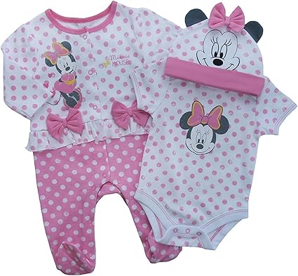 Manches Courtes Disney Minnie Mouse Bebe Fille Body Bebe Puericulture Combinaisons Et Barboteuses Centroarco Com