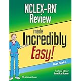 Nclex Rn Review Made Incredibly Easy Made Incredibly Easy Paperback 9781608313419 Medicine Health Science Books Amazon Com