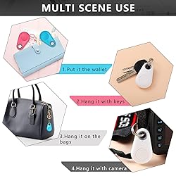 Konohan 8 Pack Key Finder Locator Anti Lost GPS