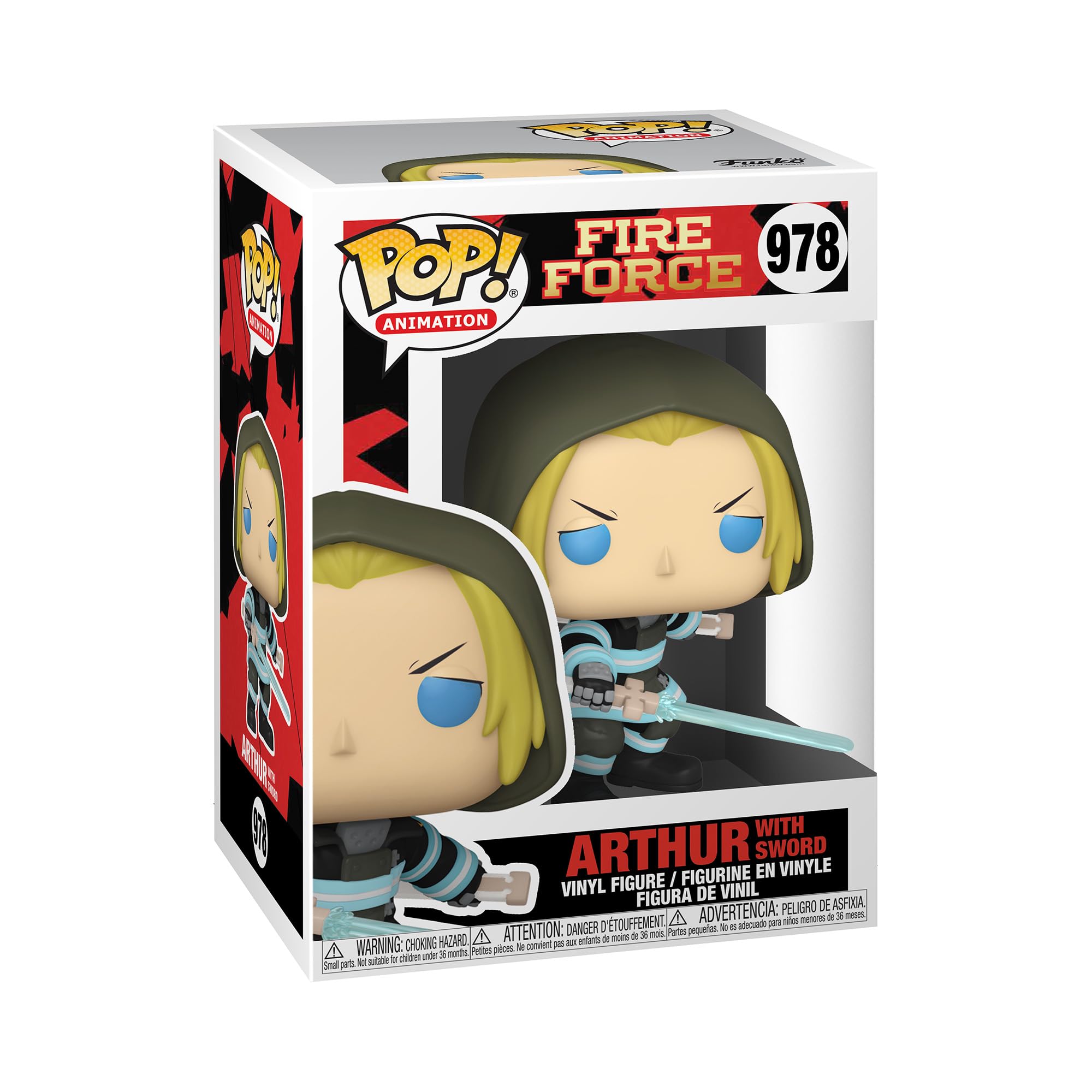 Funko POP! Animation: Fire Force - Arthur Boyle With Sword - Collectable Vinyl Figure - Gift Idea - Official Merchandise - Toys for Kids & Adults - Anime Fans - Model Figure for Collectors
