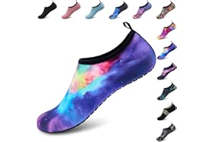 Deevike Water Shoes for Women Men Barefoot Quick-Dry Aqua Socks Slip-on for Beach Swim Surf Yoga Exercise