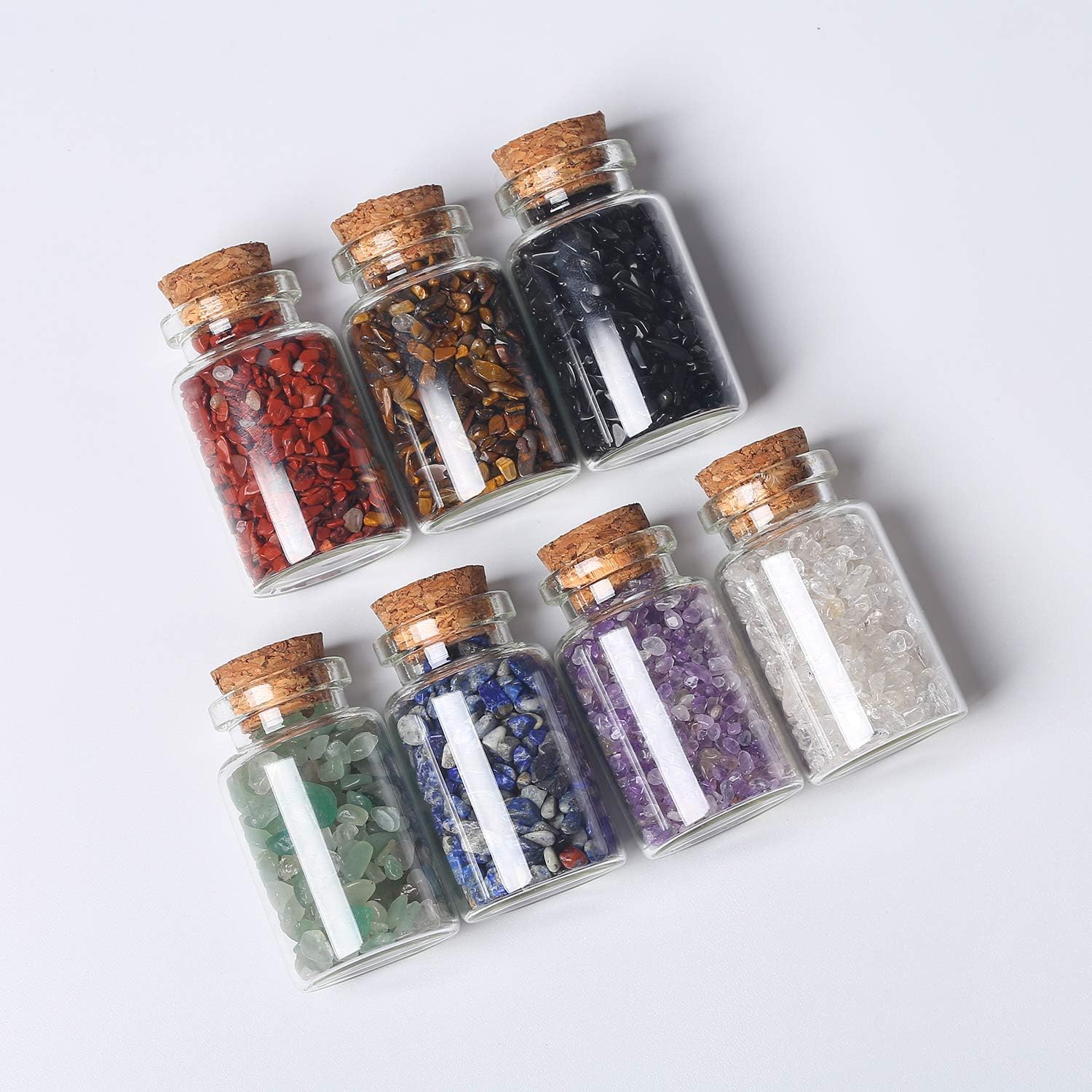 22-Piece Healing Crystals Set, Chakra Balance Kit, Natural Gemstones, Quartz Healing Crystal, It is The Gift for Yoga and Meditation.: Health & Personal Care