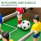 Power Play Table Top Football Game 20 Inch Wood Indoor Outdoor Kid Adult view 4