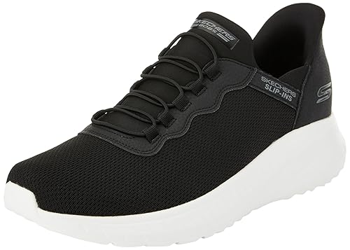 Skechers Men's Hands Free Slip-ins Bobs Squad Chaos-Daily Hype Sneaker, BLK, 13
