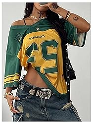 SOLY HUX Jersey Shirts for Women Oversized T-Shirt