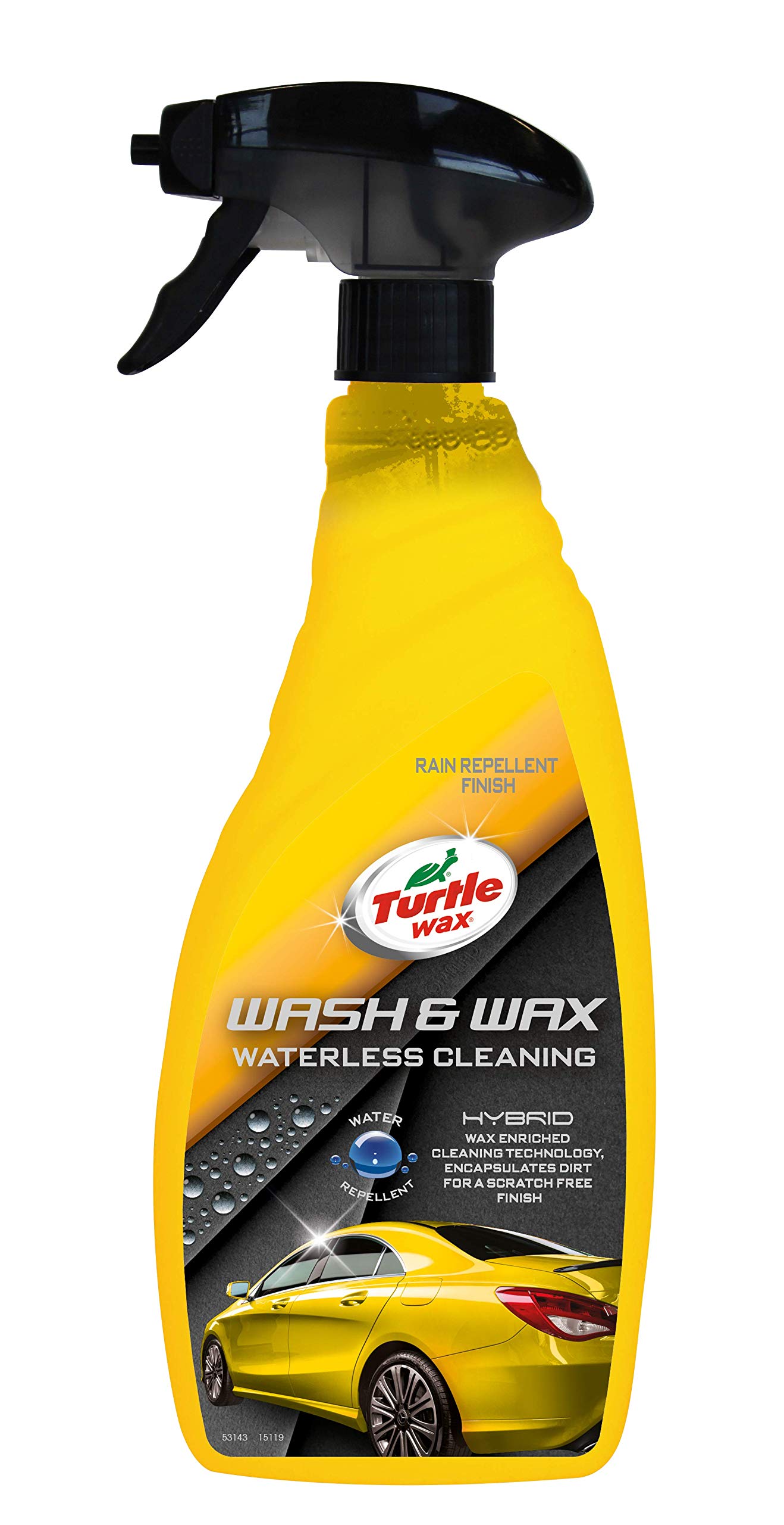 Turtle Wax 53143 Hybrid Wash & Wax Waterless Car Cleaning Spray 750ml