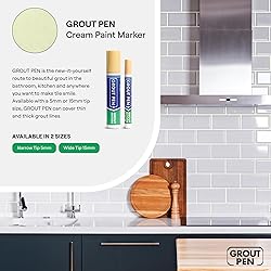 Grout Pen Cream Tile Paint Marker: Waterproof Grout