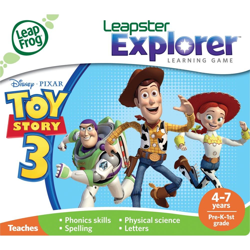 Amazon.com: LeapFrog Disney-Pixar Toy Story 3 Learning Game (works with  LeapPad Tablets & LeapsterGS): Toys & Games