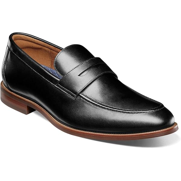 Florsheim Two Tone Men\'s Penny Loafers Beaufort Moc Size 8.5 D Beaufort Moc Toe Weave Loafer Florsheim Last Pairs  main image 4