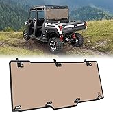 KEMIMOTO Tinted Rear Window, Pre-installed Back Windshield Compatible with Polaris Ranger XP 1000/Crew 2017-2026, Polaris Ranger 1000/Crew 2020-2026, Ranger XP 900/Crew 2013-2019