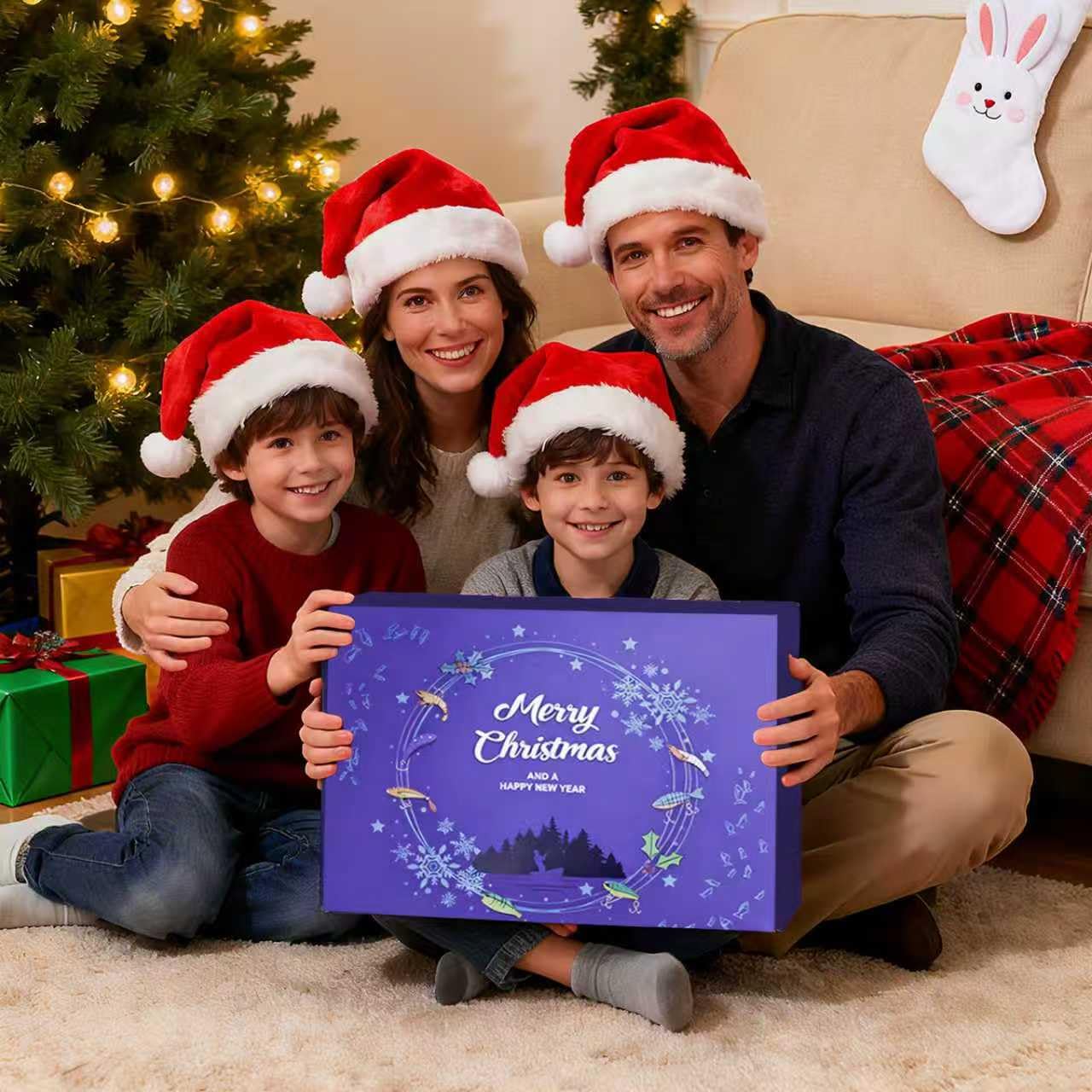 Fishing Advent Calendar 2025 for Adults Teen Boys Fisher, 24 Days Christmas Countdown Fishing Lures Tackle Set - Xmas Surprise Fish Bait Gifts