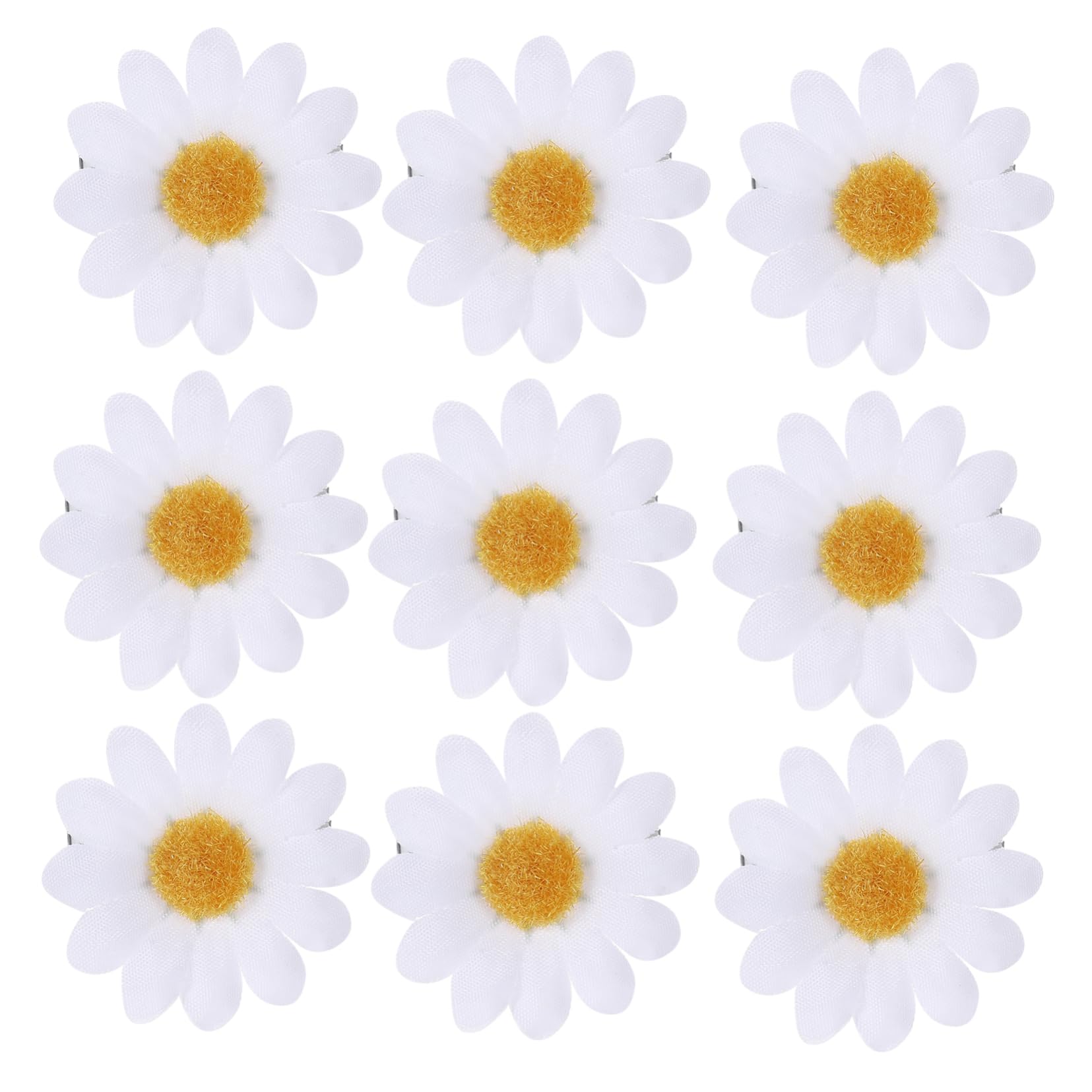 Mikinona 12pcs Womens Hair Accessories Elegant Hair Clips Daisy Hairpin Plumeria Hair Clip Wedding Toddler Hair Pin White Daisy Flower Hair Ornament Flower Girl Child