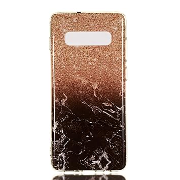 Lomogo Samsung Galaxy S10+ (S10 Plus) / G975 Case Soft Silicon Case Shockproof Anti-Scratch Marble Case Cover for Samsung Galaxy S10+ (S10Plus) - LOYHU190133 L1