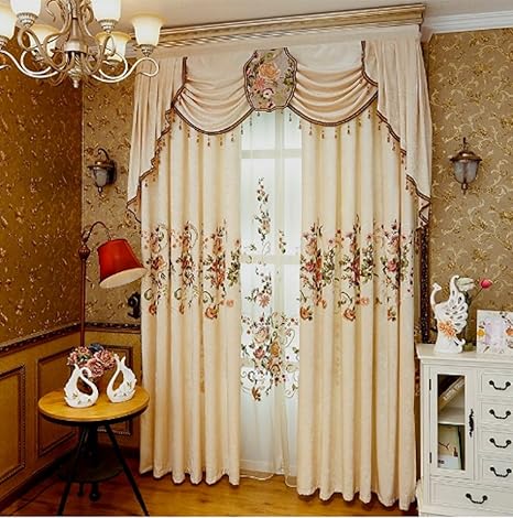 Buy Luxury Curtains For Living Dining Room Bedroom 1pc Curtain