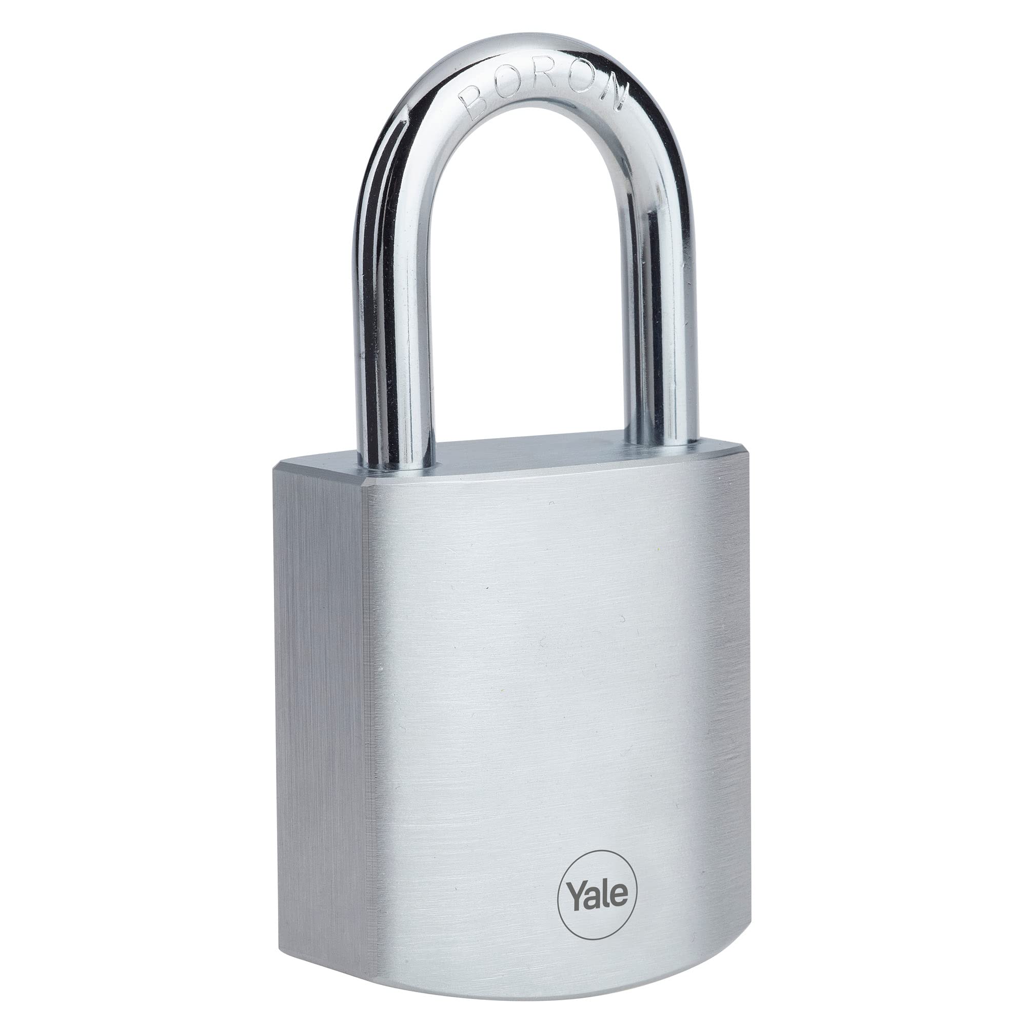 Yale - Y128B/50/132/1/B Brass Euro Cylinder Padlock - Boron Shackle - Weatherproof