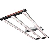 Spider Farmer G4500 LED Grow Light 320W for 2x4 Grow Tents, App‑Controlled | Cost‑Effective Bar‑Style Dimmable Grow Lamp with Osram Hyper Red, Full Spectrum for Indoor Plants Seedling Veg Flowering