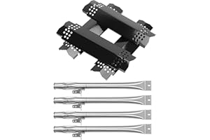 WEBROIL Replacement Parts for Nexgrill 720-0830H 5 Burner 720-0888 720-0888N 720-0882A 720-0882S,6 Burner 720-0896B, 720-0898,Heat Plates and Grill Burner Repair Kit for Home Depot Nexgrill 4 Burner Gas Grill