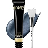 Honey Zip Korean Collagen Wrapping Mask, Peel Off Mask with Honey & Charcoal for Hydrating, Elasticity and Glass Skin, Suitable for All Skin Types, 60g