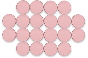 ZDQCB Blank Coins for Laser Engraving Blank Challenge Coins Bulk, Zinc Alloy Engraving Coin Blanks, Metal Stamping Blanks 40mm Diameter with Plastic case for DIY Crafts (Rose Gold/Pink-20pcs)