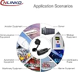 CNLINKO LP-12 Waterproof Connector IP68 2 Pin Aviation Plug Socket M12 PBT view 6