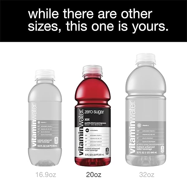 VITAMINWATER ZERO VARIETY PACK NUTRIENT ENHANCED WATER W/ VITAMINS, 20 FL OZ, 12 PACK