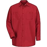 Red Kap Men's Industrial Work Regular Fit Long Sleeve Shirt