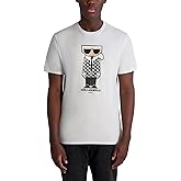 Karl Lagerfeld Mens Short Sleeve Crewneck Karl Graphic Design T-Shirt