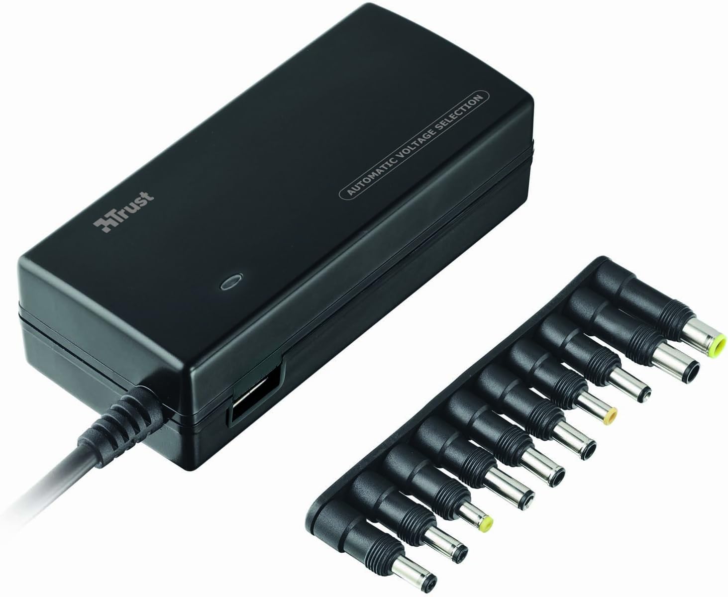 Trust Chargeur Universel 120 W Plug&Go pour Ordinateur Portable avec Port USB Amazon.fr