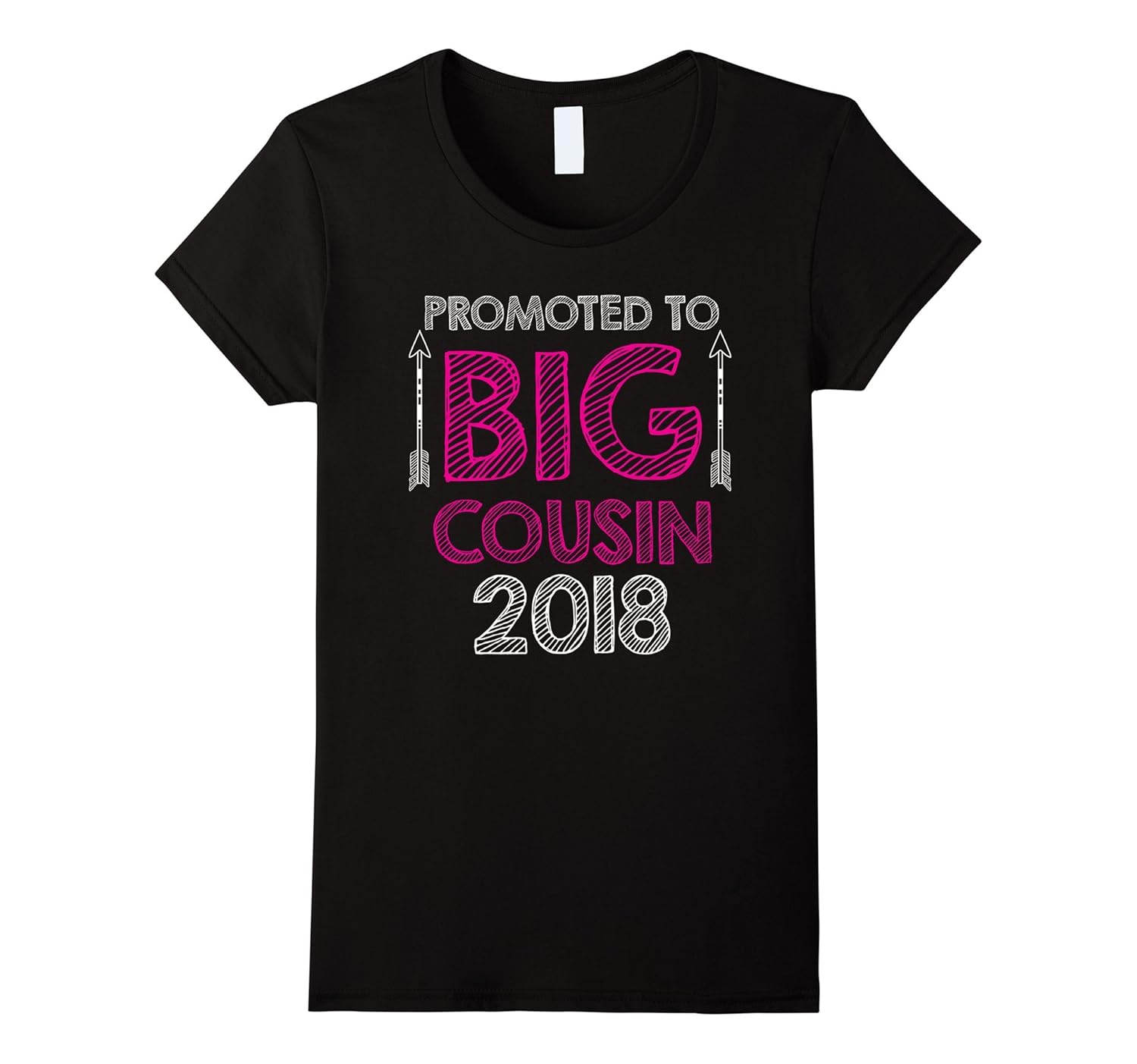 Promoted To Big Cousin 2018 T-Shirt Gift Girls Kids Toddlers-ANZ