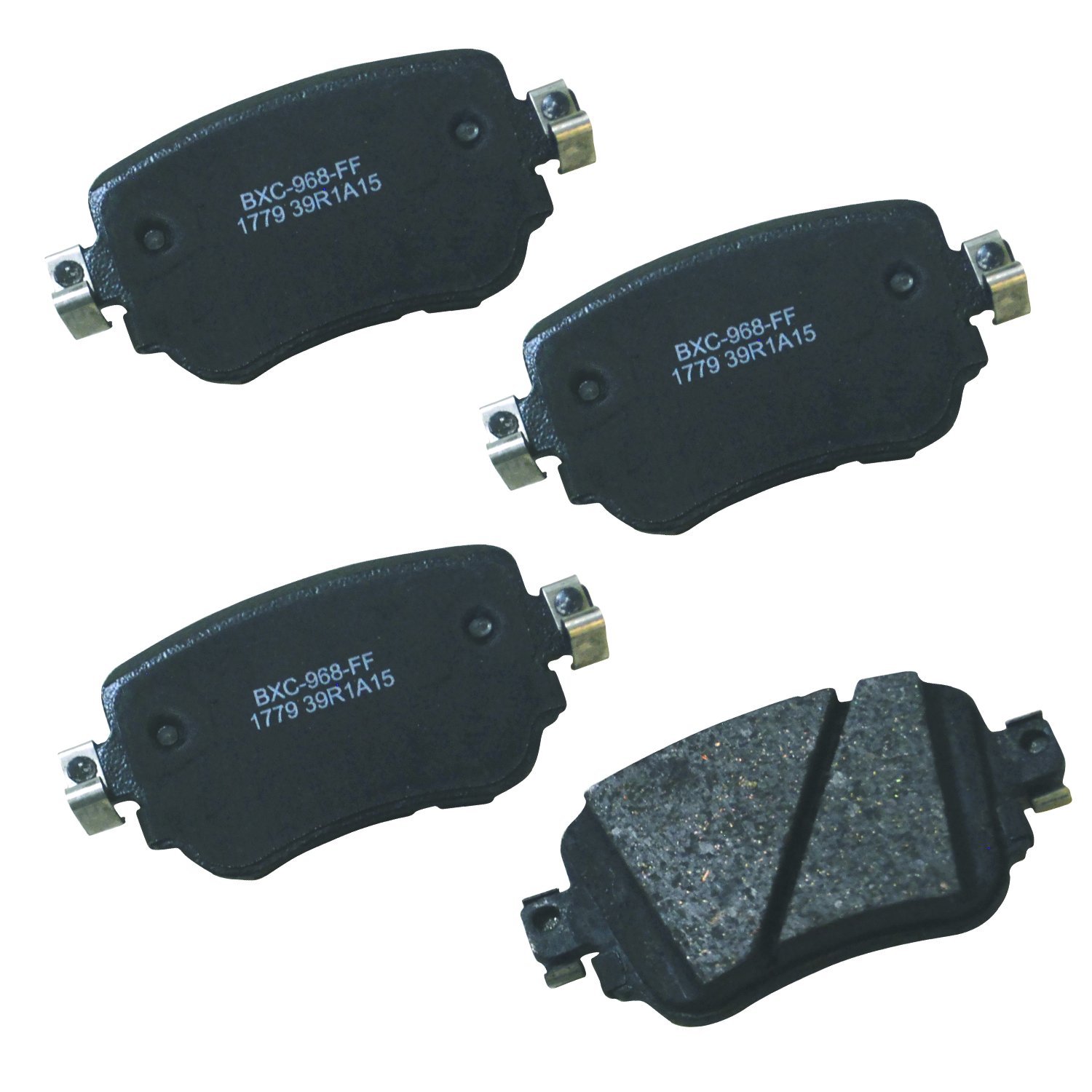 Photo 1 of Bendix Premium SBC1779 Ceramic Rear Brake Pads for Select Models Audi A1, Q3, Q3 Quattro, Volkswagen Caddy, Golf, Golf Alltrack, SportWagen, GTI, Passat