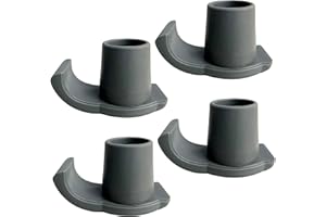 HiBallBall 4 Pack Walker Ski Glides, Universal Fit Walker Gliders, Heavy Duty Walker Feet Glides, Durable Walker Accessories 