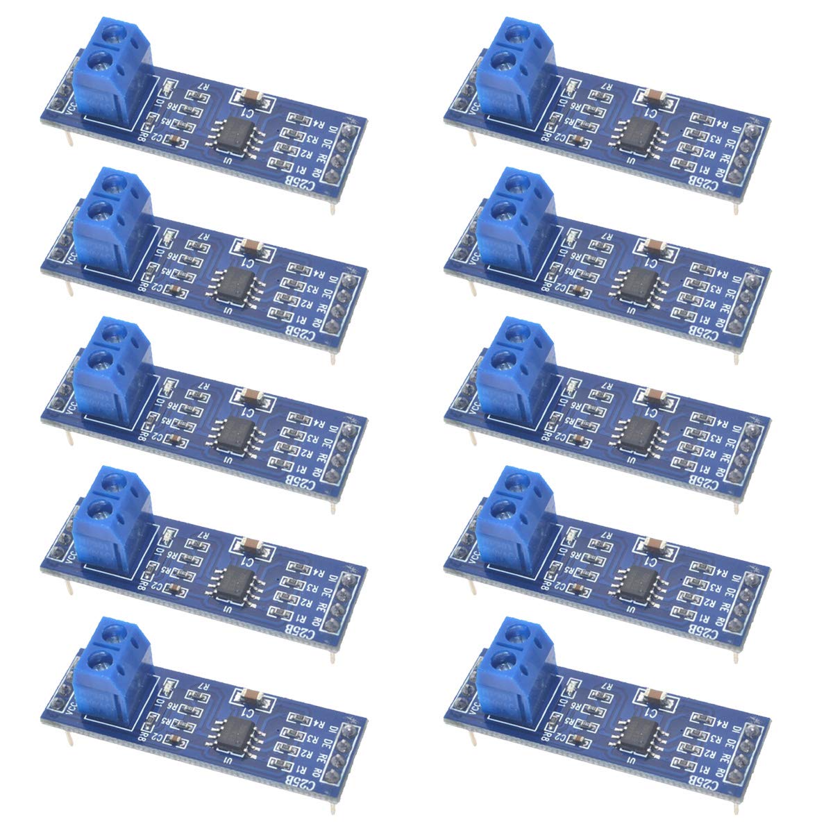 YOUMILE 10PCS MAX485 Module RS-485 TTL to RS485 MAX485CSA Converter Module For Arduino Integrated Circuits