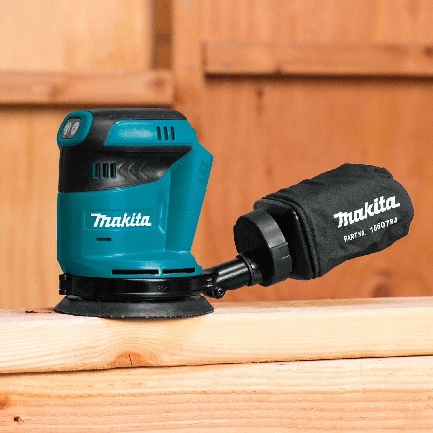 Makita XOB01Z 18V LXT Lithium-Ion Cordless 5"" Random Orbit Sander, Tool Only - - 