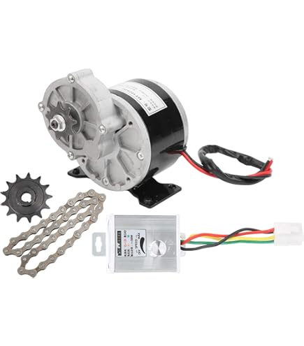 MY1016Z3 Gear Reduction Electric Motor 24 Volt 350 Watt Electric Motor with 9 Tooth Sprocket Ebike for Mini Bikes Scooters : Sports & Outdoors